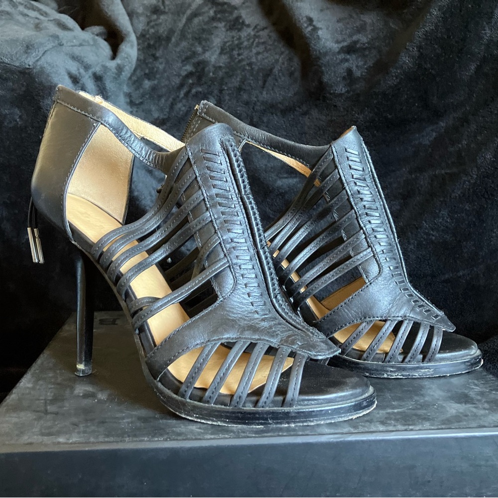 *Used* black L.A.M.B. high heels
